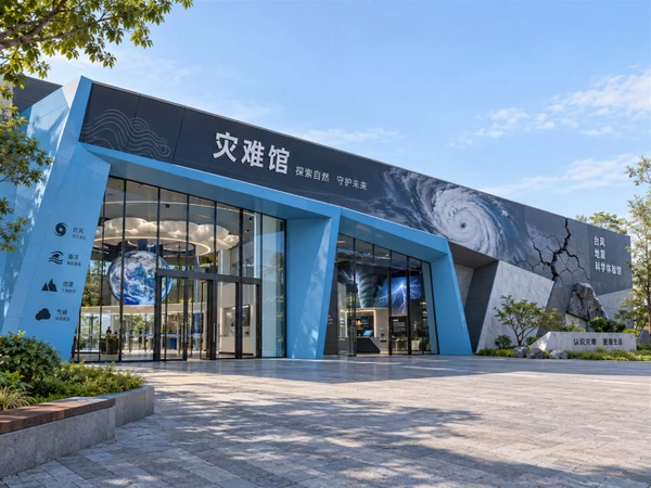三亚西岛台风地震灾难馆 · 建筑入口